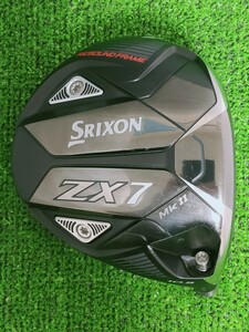 【送料無料】(DH667)SRIXON スリクソン ZX7 Mk-Ⅱ ZX7マークツー 10.5度 10.5° 1W ドライバー ヘッド単品。ヘッドカバー付き