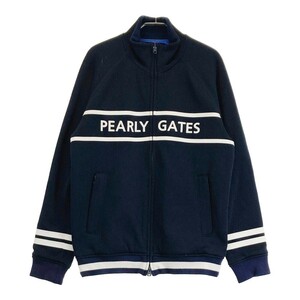 PEARLY GATES パーリーゲイツ リバーシブルニットジップジャケット ネイビー系 4 [240101166122] ゴルフウェア メンズ