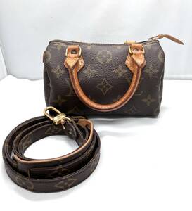 LOUIS VUITTON ルイヴィトン　M41534 ミニスピーディ ショルダー付 ハンドバッグ　ショルダーバッグ