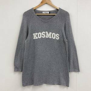 UNDERCOVER 2008SS KOSMOS コットン ニット ロング丈 セーター グレー 3サイズ アンダーカバー カットソー archive 3120363