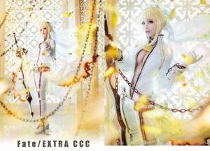 ★在庫限り★即納コスプレ衣装★Fate/EXTRA風★Fate/GO saber ネロ ★花嫁★コスプレ衣装★タイプ2★高品質★即納★S