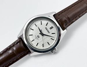 GS GRAND SEIKO 19GS グランドセイコー 1964-0010 手巻き cal.1964 hi-beat 36000 絹目文字盤 メダリオン 1969年製