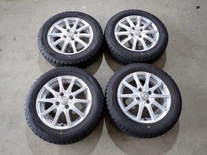 YS14336【送料無料165/65R14】デリカD:2 ハスラー ピクシスジョイ 中古スタッドレスセット★14×4.5J 100/4H ET43★