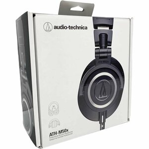 24-2797 【美品/付属品〇】 オーディオテクニカ ATH-M50X ヘッドホン 音楽機器 オーディオ機器 音響 ブラック 黒色 Audio-Technica