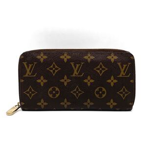 1円 良品 LOUIS VUITTON ルイヴィトン モノグラム ジッピーウォレット ラウンドファスナー 長財布 M60017