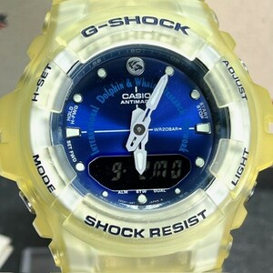 新品 CASIO G-SHOCK カシオ ジーショック イルクジ ICERC G-100K-7AJR アナログ デジタル イエロー カレンダー メンズ 新品電池交換済み