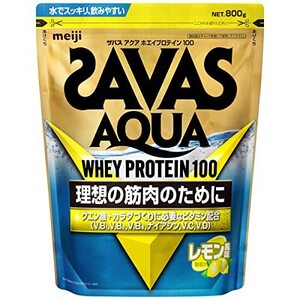 明治 ザバス(SAVAS) アクア ホエイプロテイン100 レモン風味 800g