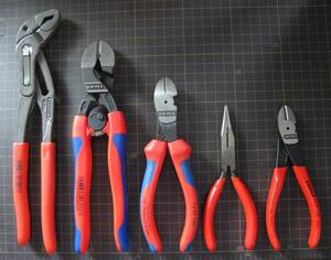 【中古品】クニペックス KNIPEX ５種セット