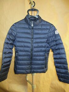 モンクレール　MONCLER 20AW KAUKURA　袖　ロゴ　ワッペン　軽量　ダウン　ジャケット　12　152　ネイビー　国内正規品