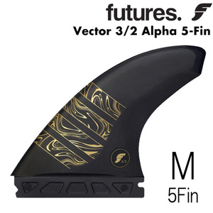 フューチャー フィン アルファ ベクター 3/2 モデル ミディアム Mサイズ 5フィン トライクアッド / Futures Fin Alpha Vector 3/2 5fin