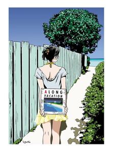 新品 江口寿史 サイン入り 『A LONG VACATION 』 ultimate edition 版画