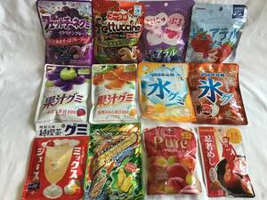 新品 グミ 12個セット フェットチーネ ピュアラル 果汁グミ ピュレ 忍者めし 水グミ お菓子 詰め合わせ まとめ 大量 アソート 福袋 ☆