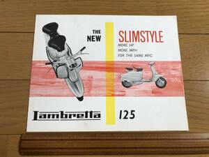 ランブレッタ LAMBRETTA ser3 3型 Li 125 販売カタログ　リーフレット　当時モノ　中古