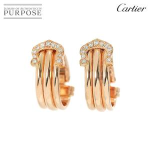 カルティエ Cartier 2C イヤリング ダイヤ K18 PG ピンクゴールド 750 150周年限定 2C Earrings Clip on 90233962