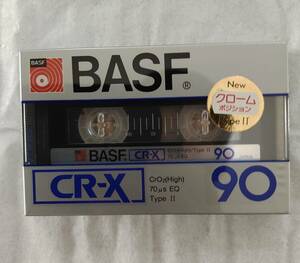 未開封]BASF バスフ CR-X 90 90分]クローム ポジション カセットテープ 1本]ハイクオリティ カセットCrO2 High 70us EQ Type cassette tape