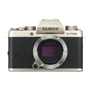 中古 １年保証 美品 FUJIFILM X-T100 ボディ シャンパンゴールド