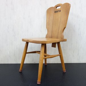 《A》 カリモク家具 RUSTIC ダイニングチェア 【 中古品 】