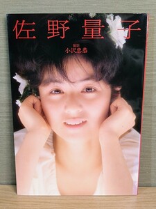 佐野量子 写真集 あなたの背中を見つめながら☆当時物☆初版☆ワニブックス☆小沢忠恭