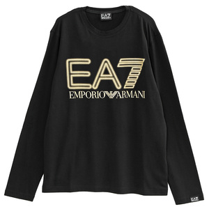 サイズXXL エンポリオ アルマーニ EMPORIO ARMANI EA7 Tシャツ 3DPT38 PJMUZ 0208 ブラック ゴールド