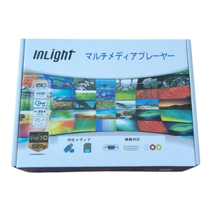 【１円オークション】InLight メディア プレーヤー、最大解像度: 3840 x 2160p　30 fps、SD カードおよび USB 　AAU0316