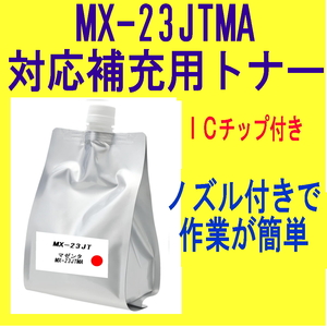 ICチップ付大容量 シャープ トナー MX-23JTMA マゼンダ 【詰替補充】 MX-3614FN MX-3114FN MX-2514FN MX-2517FN MX-3117FN 対応 MX-23JT