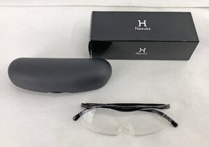 ★中古品★ハズキルーペ ラージ 1.32倍 クリアレンズ 黒 Hazuki