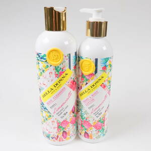 中古コスメ★BELLA DONNA BATH ＆ BODY リモンチェッロ ボディクレンザー 355ml ハンド＆ボディローション 235ml 