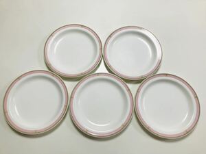 OR10】 ノリタケ ボーンチャイナ 洋皿 5枚セット 丸皿 中皿 平皿 パン皿 プレートNoritake Bone China 洋食器 