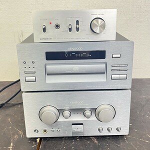 KENWOOD ケンウッド KAF-5002 DPF-7002 CDデッキ プリメインアンプ PIONEER マイクミキシングアンプ MA-10A 音出し確認済み