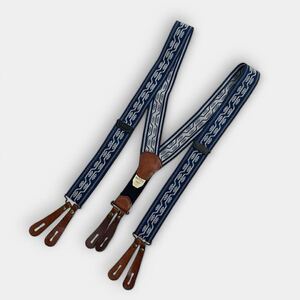 【極美品】RRL INDIGO CALICO SUSPENDER サスペンダー