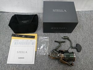 @【中古】 美品！ シマノ 22 ステラ 4000MHG スピニングリ－ル STELLA