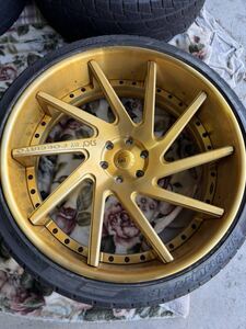 SKYFORGED S217 中古アルミホイール26インチ 26×10J 295/30R26 ナンカン７部溝有 ４本セット　スカイフォージド