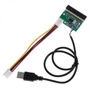 新品即決■送料無料 FFD→USB 変換アダプタ 1.44MB 3.5FFDフロッピードライブコネクタ 34ピン34pin-usbケーブル付属