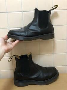 1円スタート ★ Dr.Martens ドクターマーチン ★ サイドゴアブーツ 2976 サイズUK8 US9 ブラック　FK