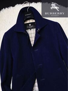 h27 別格 定価14万●BURBERRY BLACK LABEL CRESTBRIDGE 羊毛ライナー　トレンチPコート バーバリーコート メンズ 英国ノバチェック　M