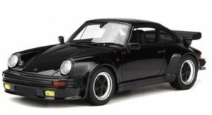 京商 GT SPIRIT 1/18 PORSCHE 911 TURBO S Black ポルシェ ターボ S ブラック 930型 スピリット 空冷 旧車 名車 絶版 ミニカー モデルカー