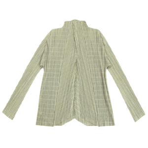 PLEATS PLEASE ISSEY MIYAKE 10SS シアーラインプリーツ1Bカーディガン / ブラウス 3 PP01-JO625 プリーツプリーズ イッセイミヤケ