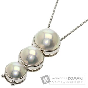 TASAKI タサキ マベパール 真珠 可動式 ネックレス K18ホワイトゴールド レディース 中古