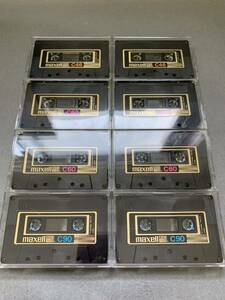 中古 カセットテープ maxell マクセル UDXLII C 8本セット 送料込み