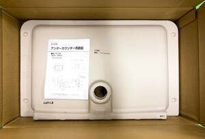 LIXIL L-2250/BW1(ピュアホワイト) はめ込み角形洗面器(アンダーカウンター式)【未使用品】