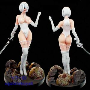 レジン キット 75mm◆ 2B ニーアオートマタ ◆樹脂 未塗装 1/24スケール