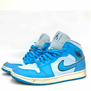 NIKE WOMENS AIR JORDAN 1 MID SE UNIVERSITY BLUE ナイキ ウィメンズ エアジョーダン 1 ミッド SE ダイバーシティブルー DV1302-400 28cm