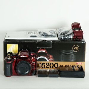 [美品｜シャッター数1,672回｜おまけ付] Nikon D5200 ボディ レッド / ニコンFマウント