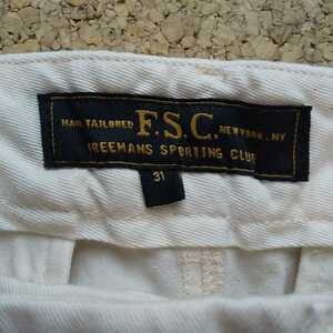 ●極美品●極お得●FREEMANS SPORTING CLUB●made IN U.S.A.●URBAN RESEARCH●サイズ31インチ