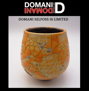 ＜DOMANI Collection＞未使用・限定品ドマーニ鉢（花器）＿DOMANI SELFOSS 16 Limitedイエロー