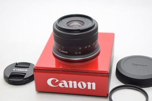 美品★Canon キヤノン RF-S 18-45mm F4.5-6.3 IS STM★おまけ付