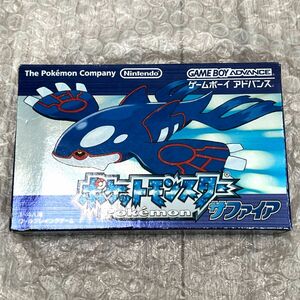 〈良品・箱説付属・動作確認済み〉 GBA ゲームボーイ アドバンス ポケットモンスター サファイア Pokemon Sapphire