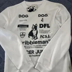 D.O.G. ドリブルマン 長袖Tシャツ 150 ホワイト