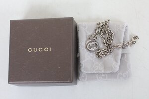 ●GUCCI グッチ インターロッキングネックレス GGロゴ 925