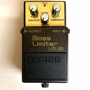 【A-4】 BOSS LM-2B Bass Limiter エフェクター ベースリミッター ボス 音出し確認済み 動作OK 傷や汚れ等使用感あり 2435-97